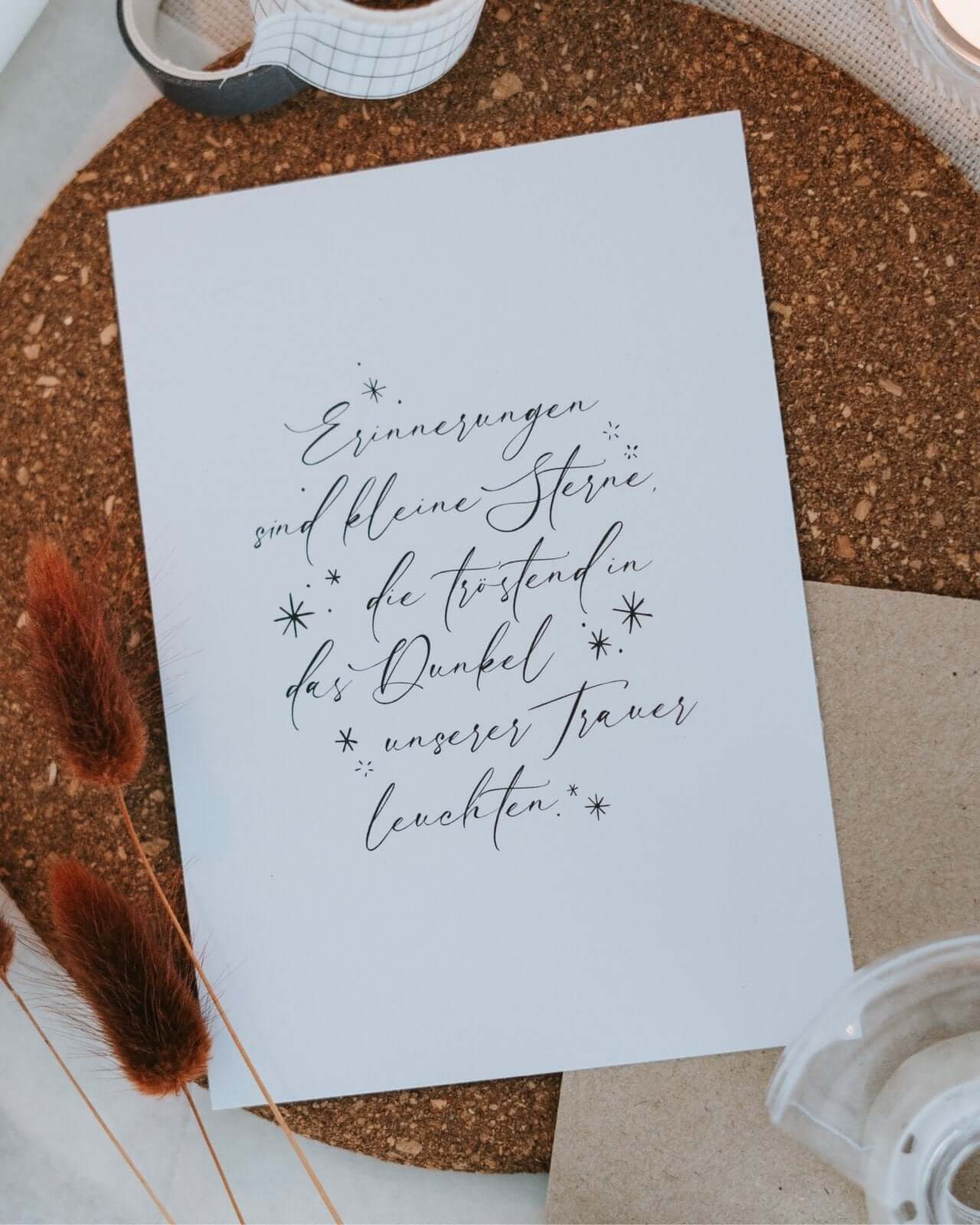 Kleine Sterne · Postkarte