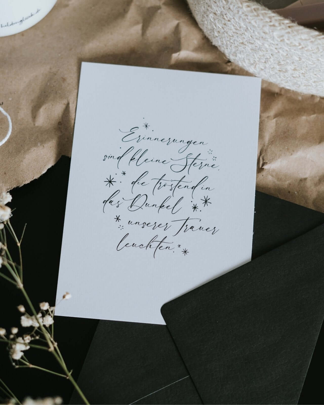 Kleine Sterne · Postkarte
