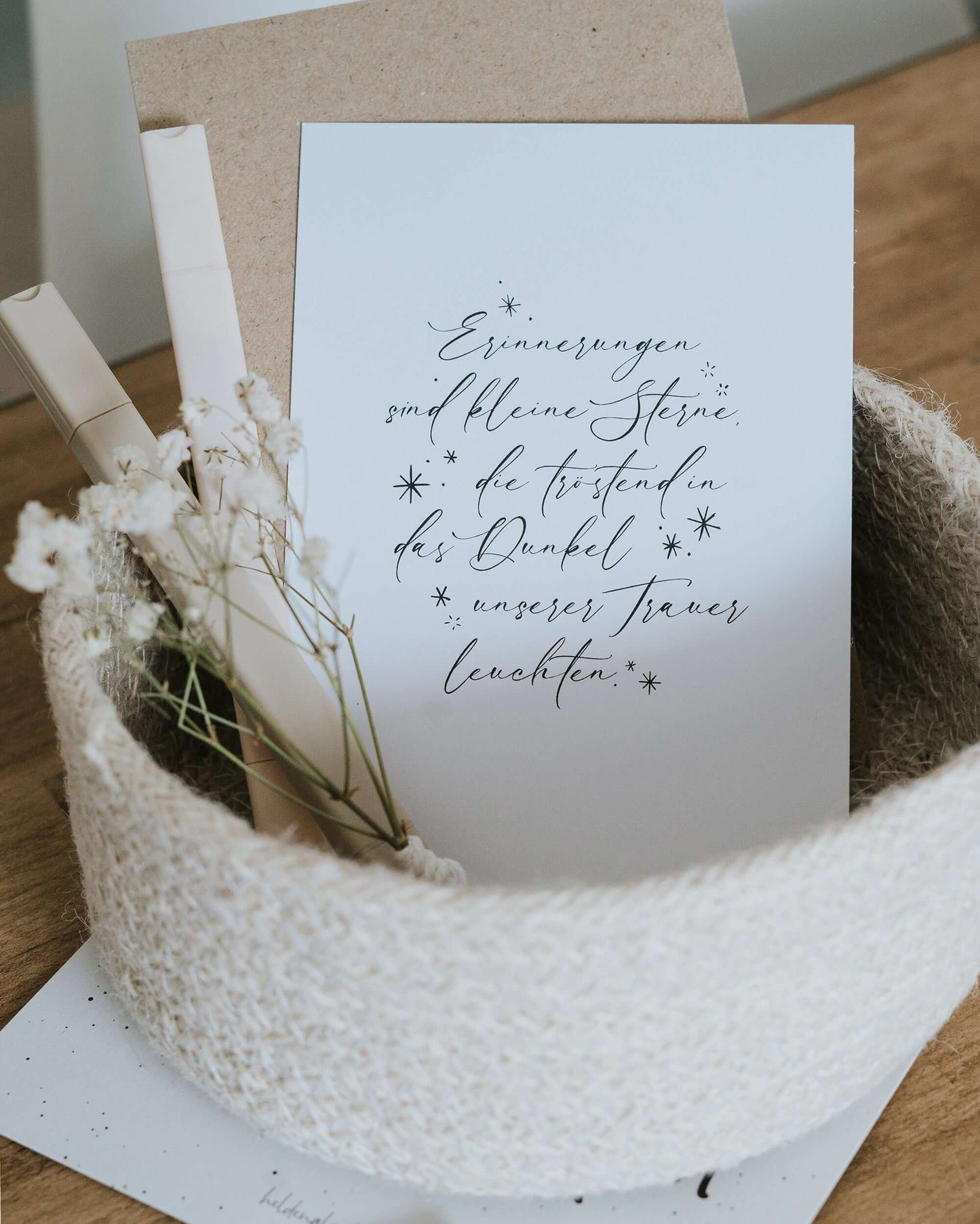 Kleine Sterne · Postkarte