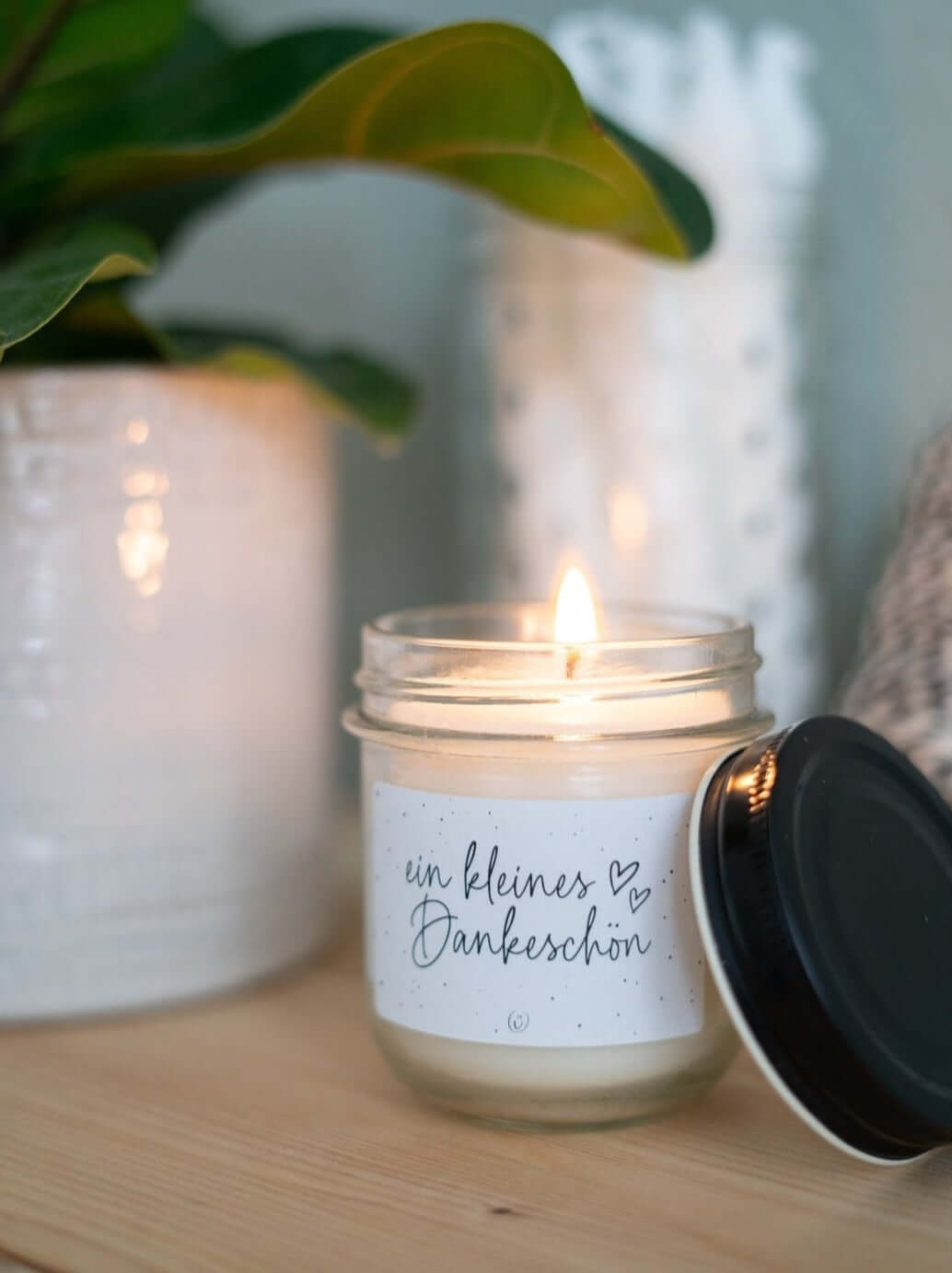 Ein kleines Dankeschön · Kerze