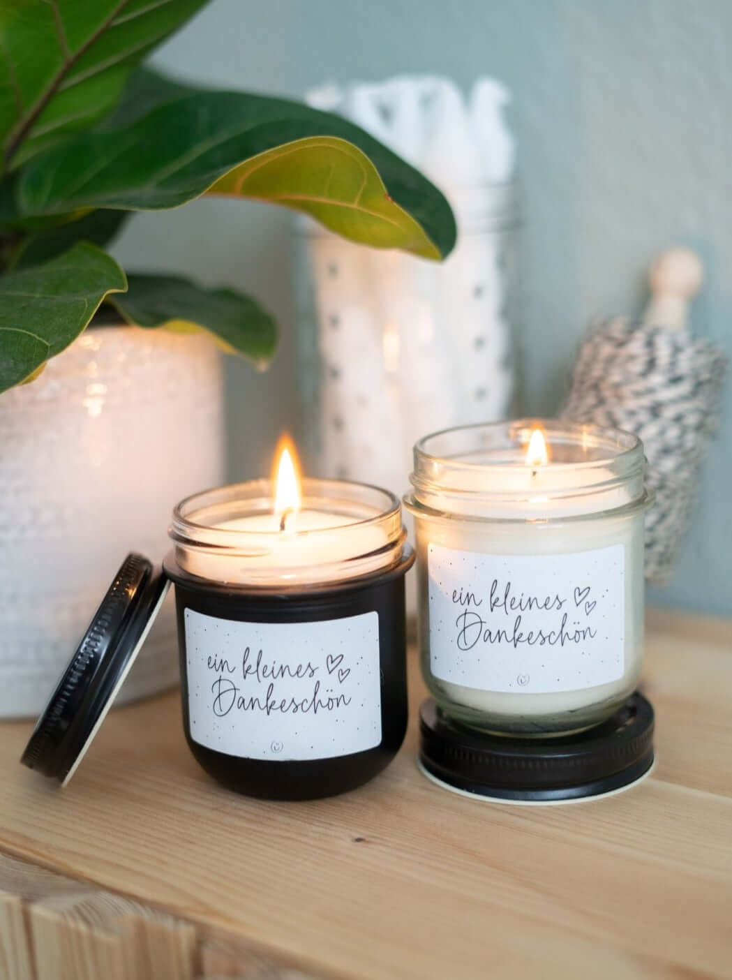 Ein kleines Dankeschön · Kerze
