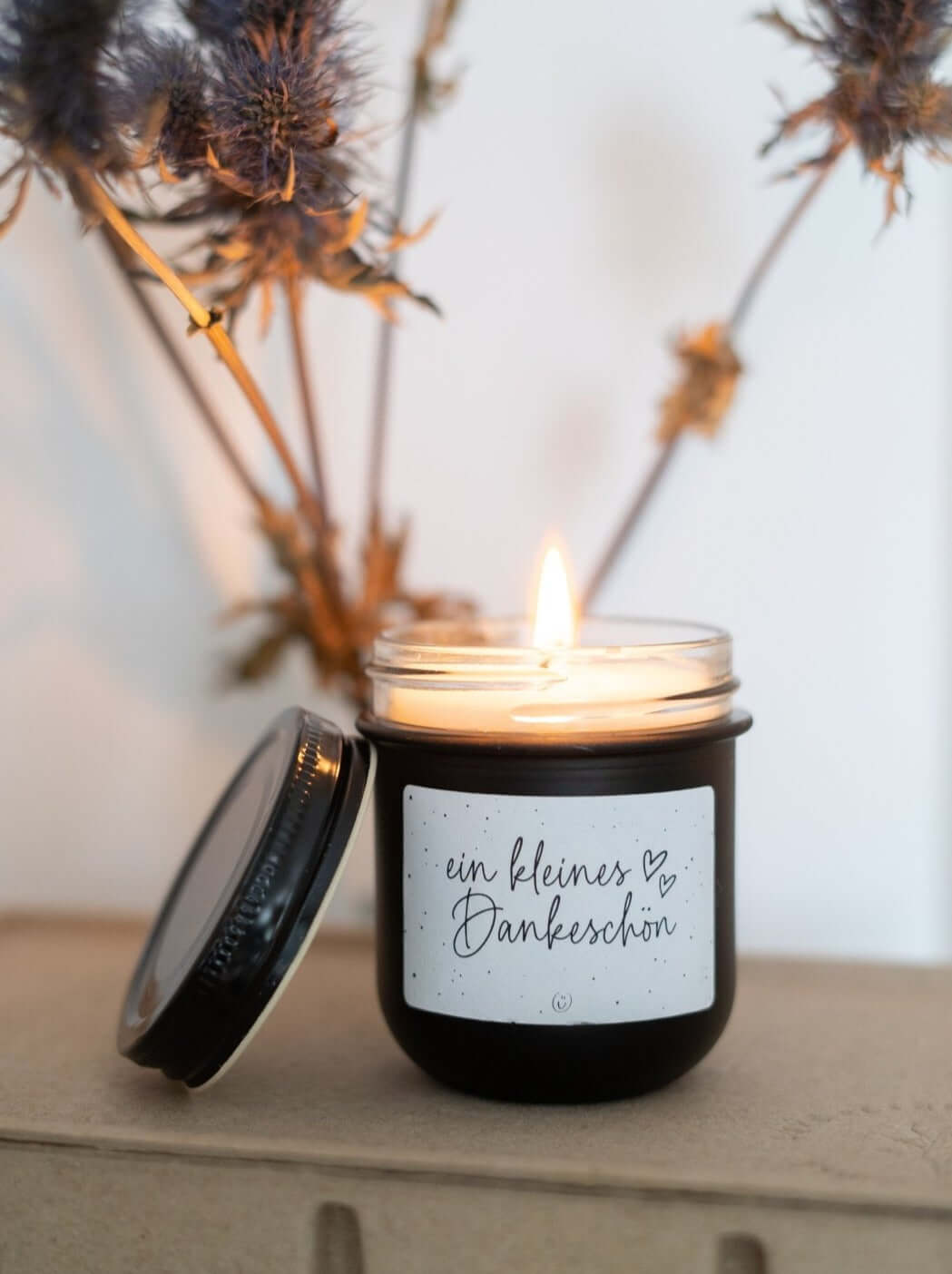 Ein kleines Dankeschön · Kerze