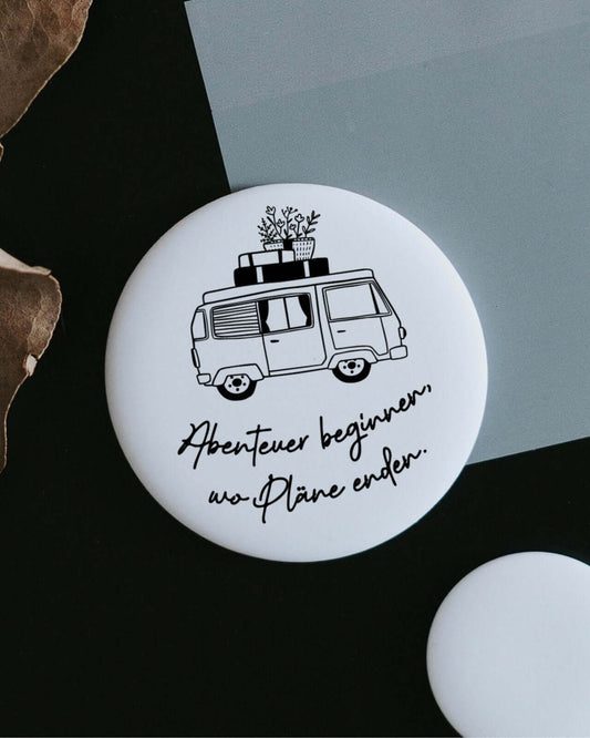Abenteuer beginnen · Magnet · groß
