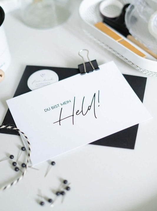 Mein Held · Postkarte