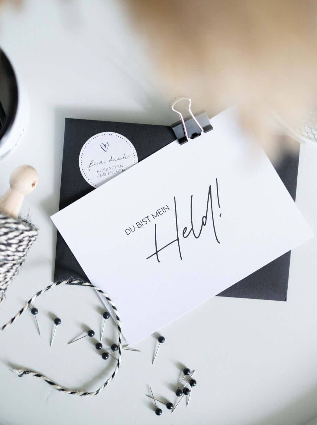 Mein Held · Postkarte