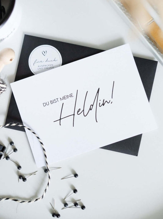 Meine Heldin · Postkarte