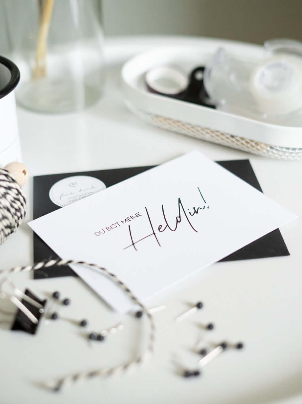 Meine Heldin · Postkarte