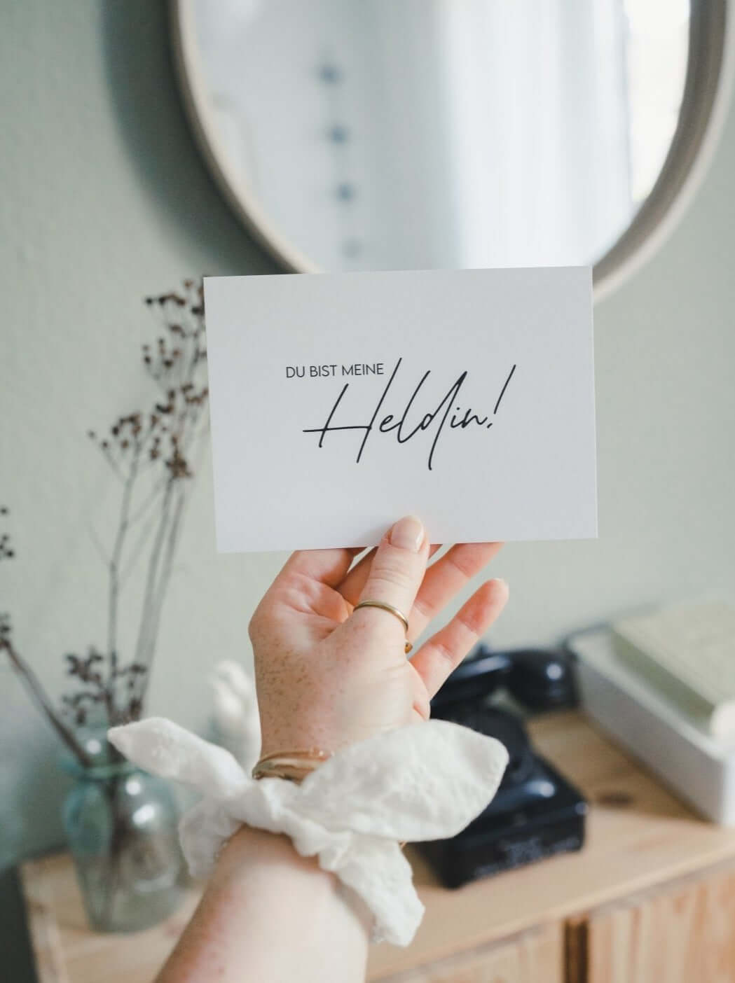 Meine Heldin · Postkarte