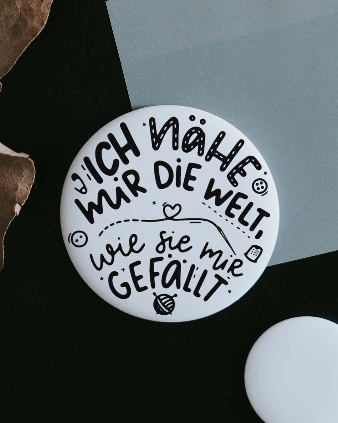 Ich nähe mir die Welt · Magnet · groß