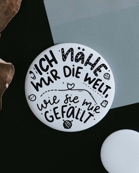 Ich nähe mir die Welt · Magnet · groß