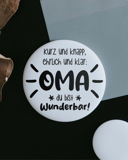 Oma ist wunderbar · Magnet · groß