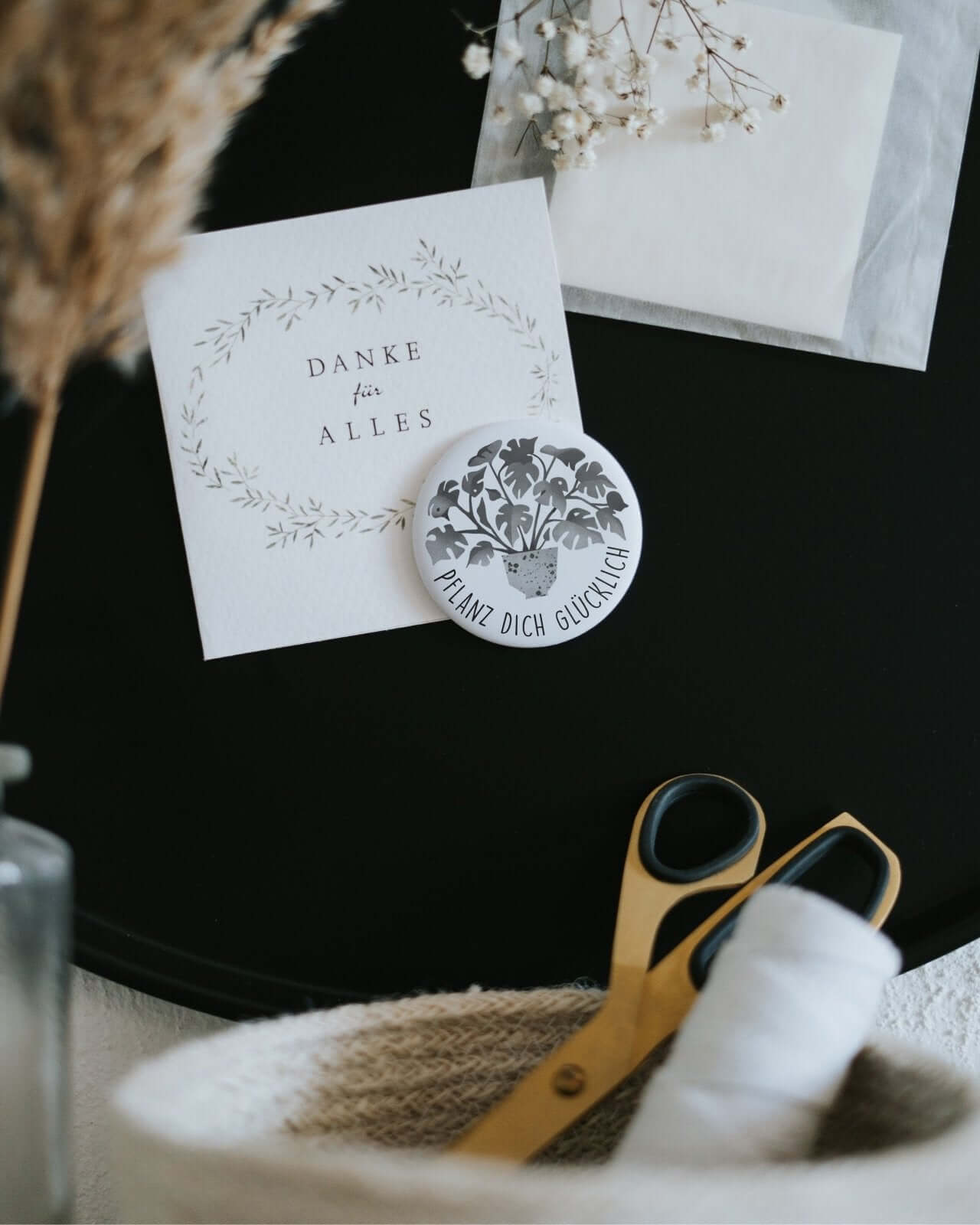 Pflanz dich glücklich · Magnet · groß