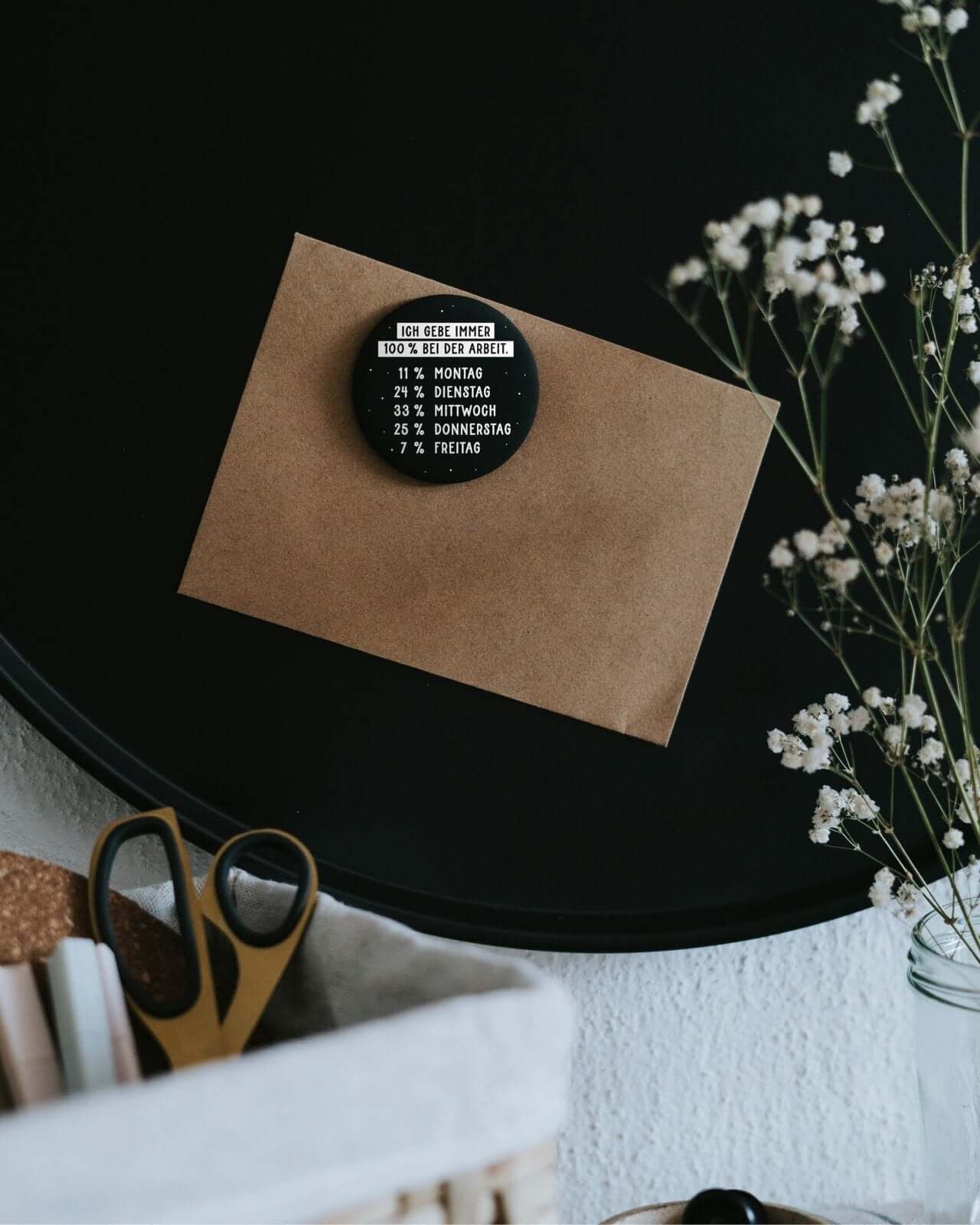 Hunderprozent bei der Arbeit · Magnet · groß