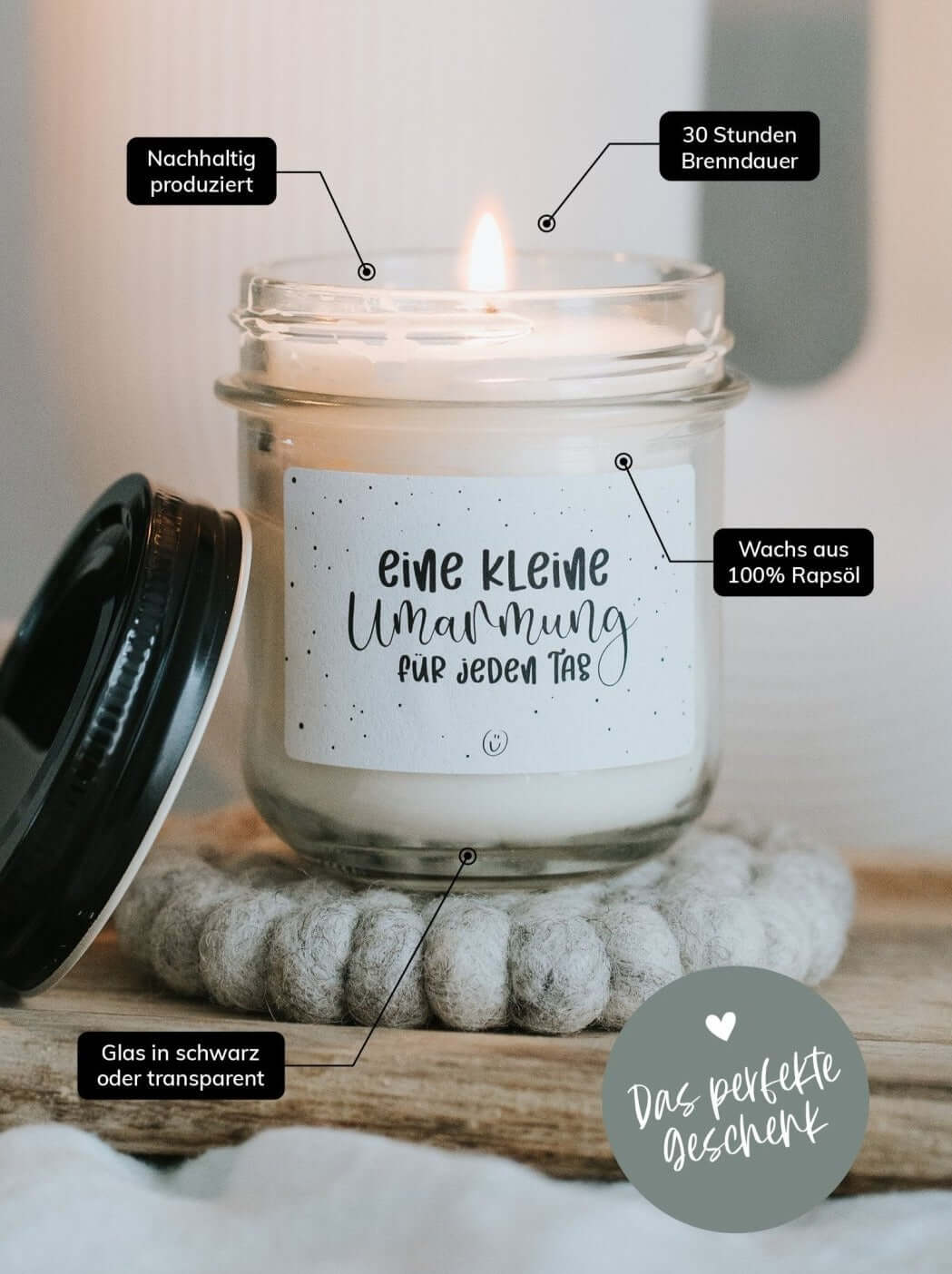 Kleine Umarmung · Kerze