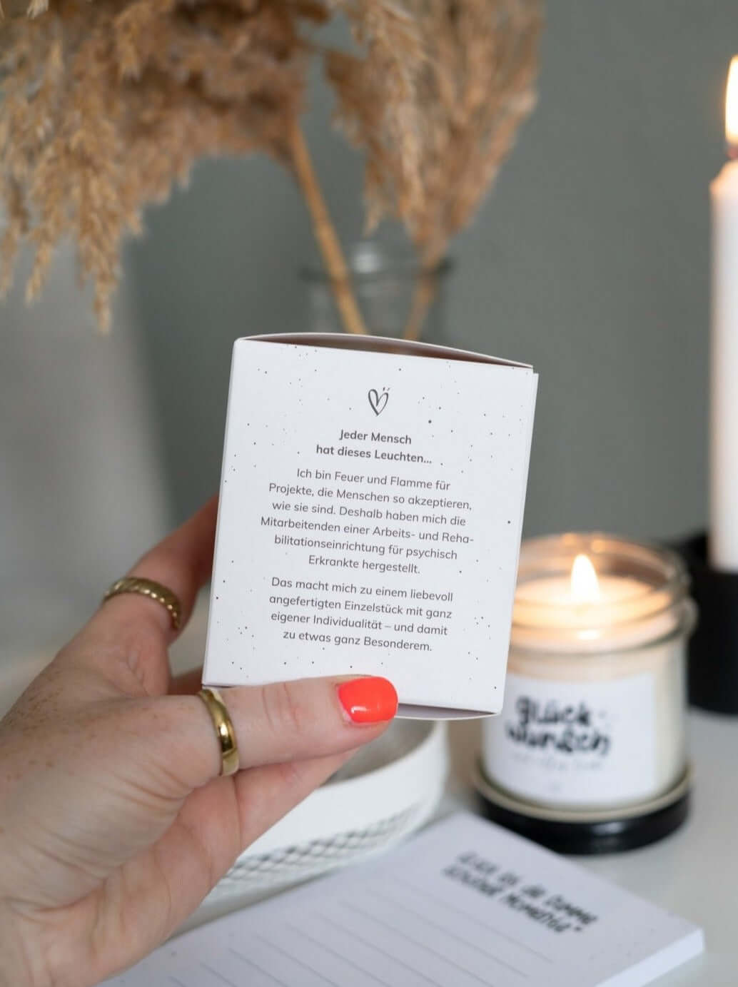 Schön, dass es Dich gibt · Kerze