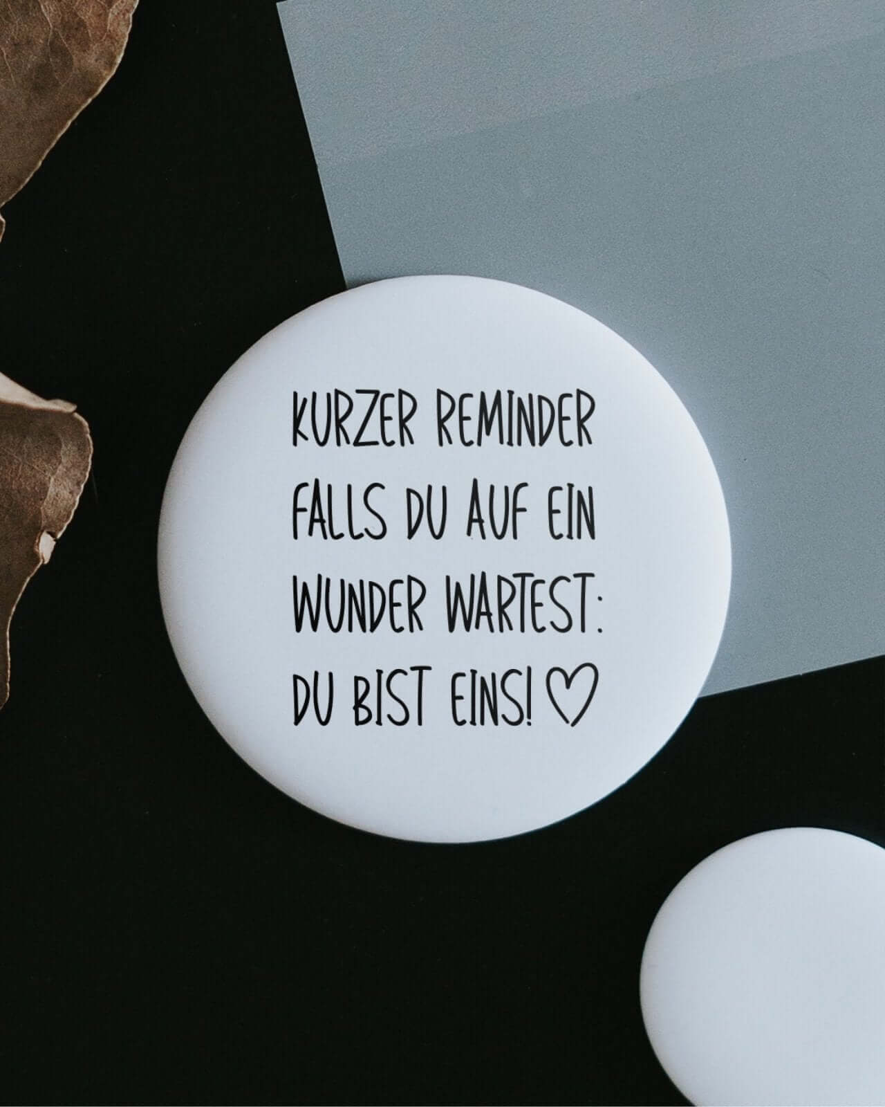 Kurzer Reminder · Magnet · groß