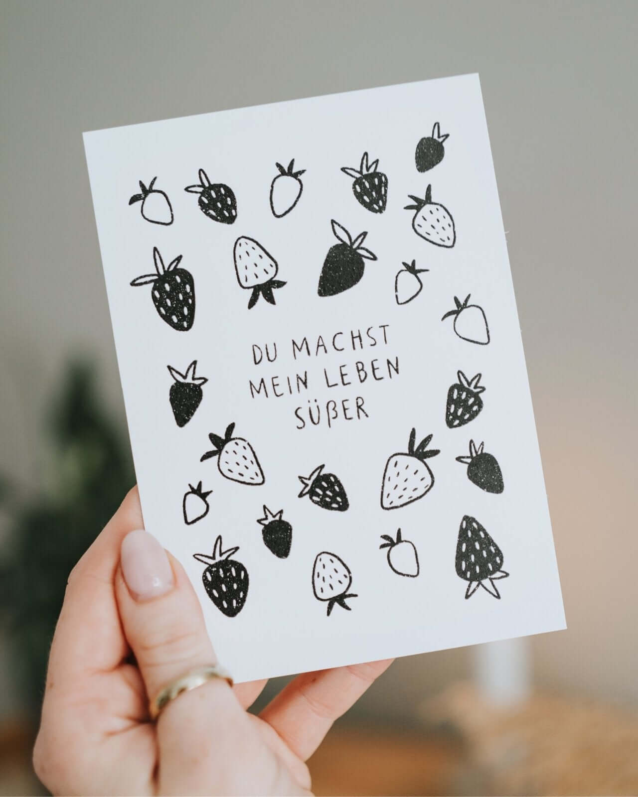 Süßes Leben · Postkarte