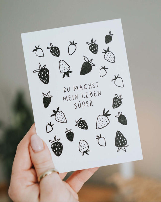 Süßes Leben · Postkarte