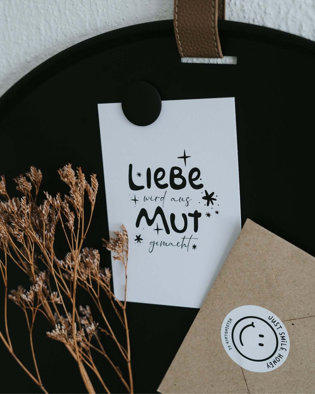 Liebe und Mut · Postkarte