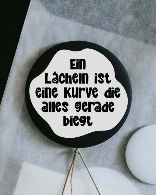 Lächeln ist eine Kurve · Magnet · groß