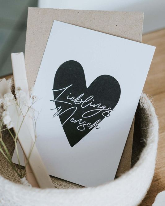 Lieblingsmensch · Postkarte