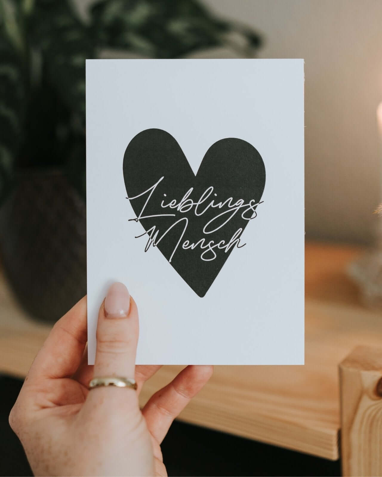 Lieblingsmensch · Postkarte