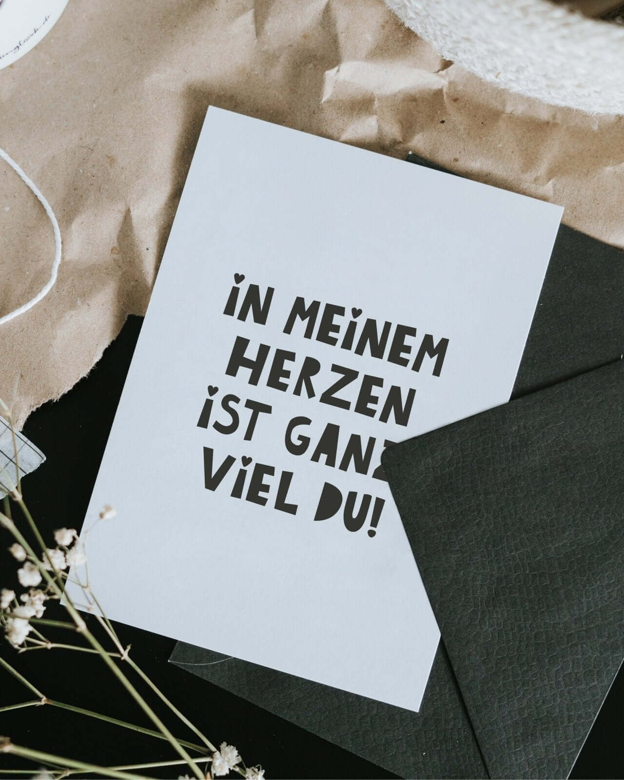 In meinem Herzen · Postkarte