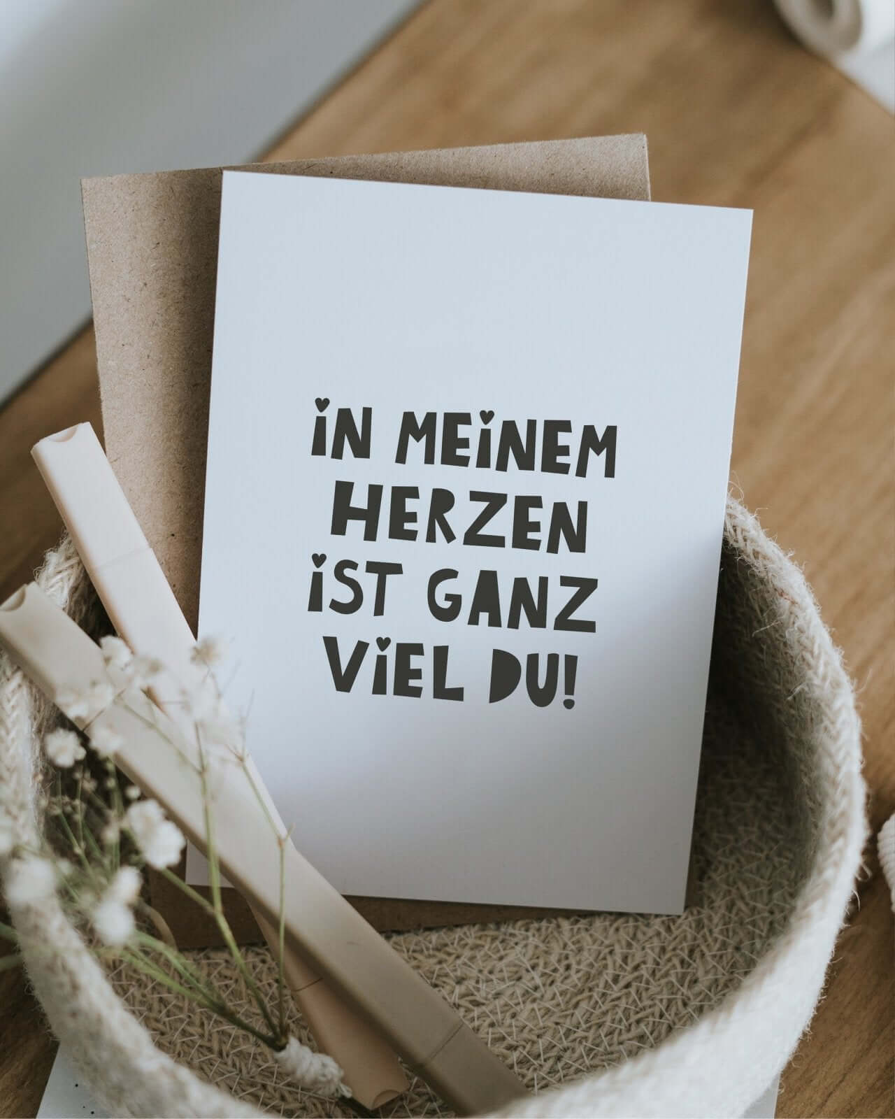 In meinem Herzen · Postkarte