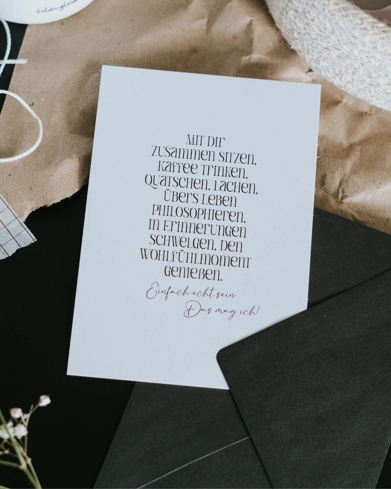 Das mag ich · Postkarte