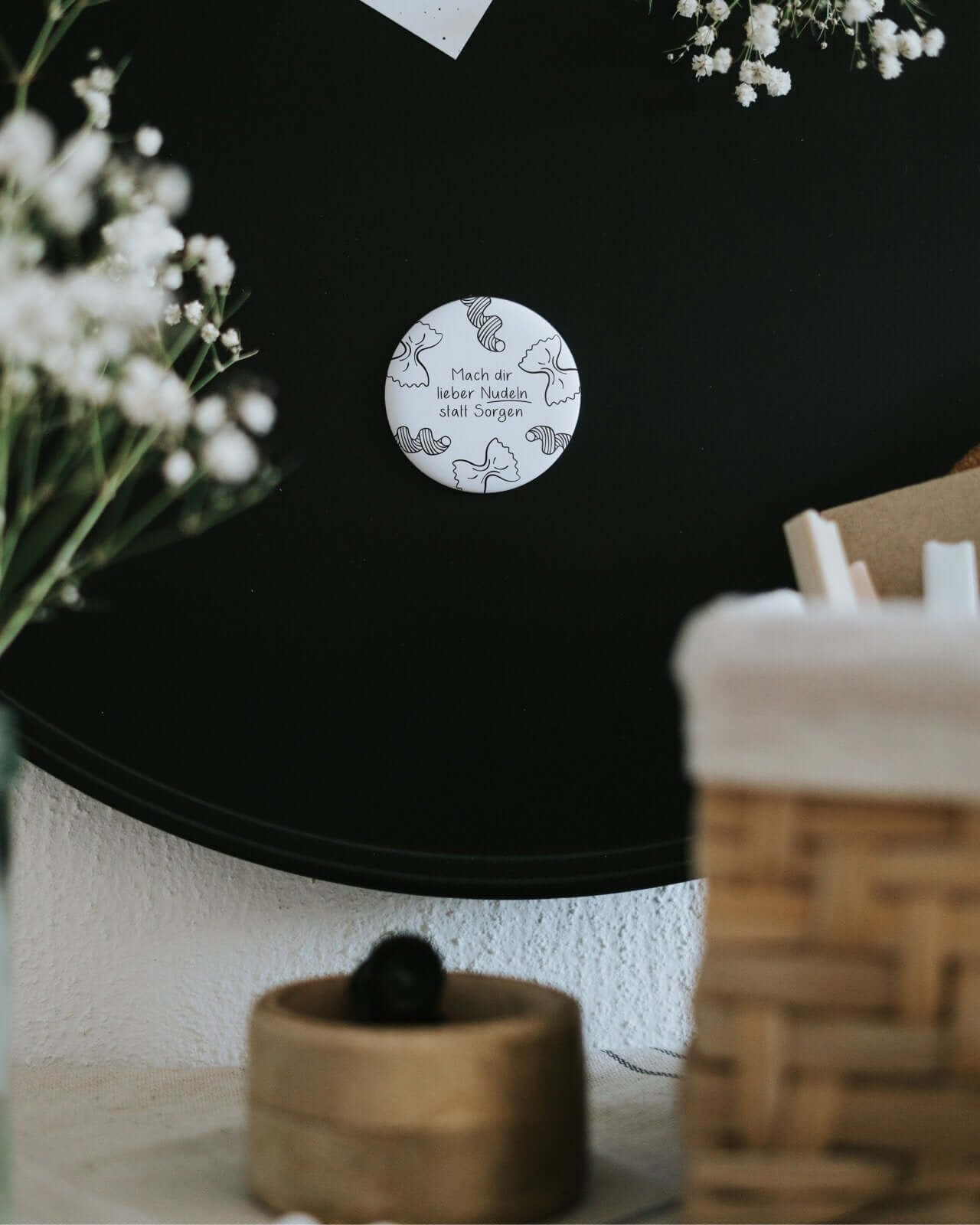 Nudeln statt Sorgen · Magnet · groß