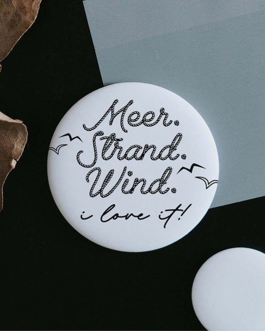 Meer Strand Wind · Magnet · groß