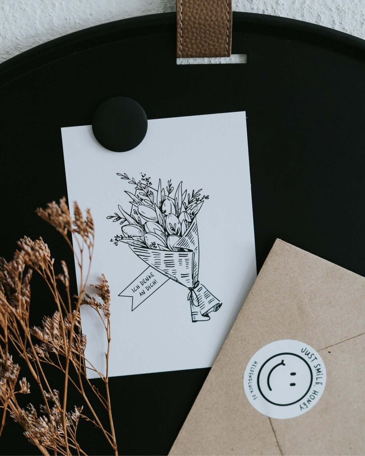 Ich denke an dich · Postkarte