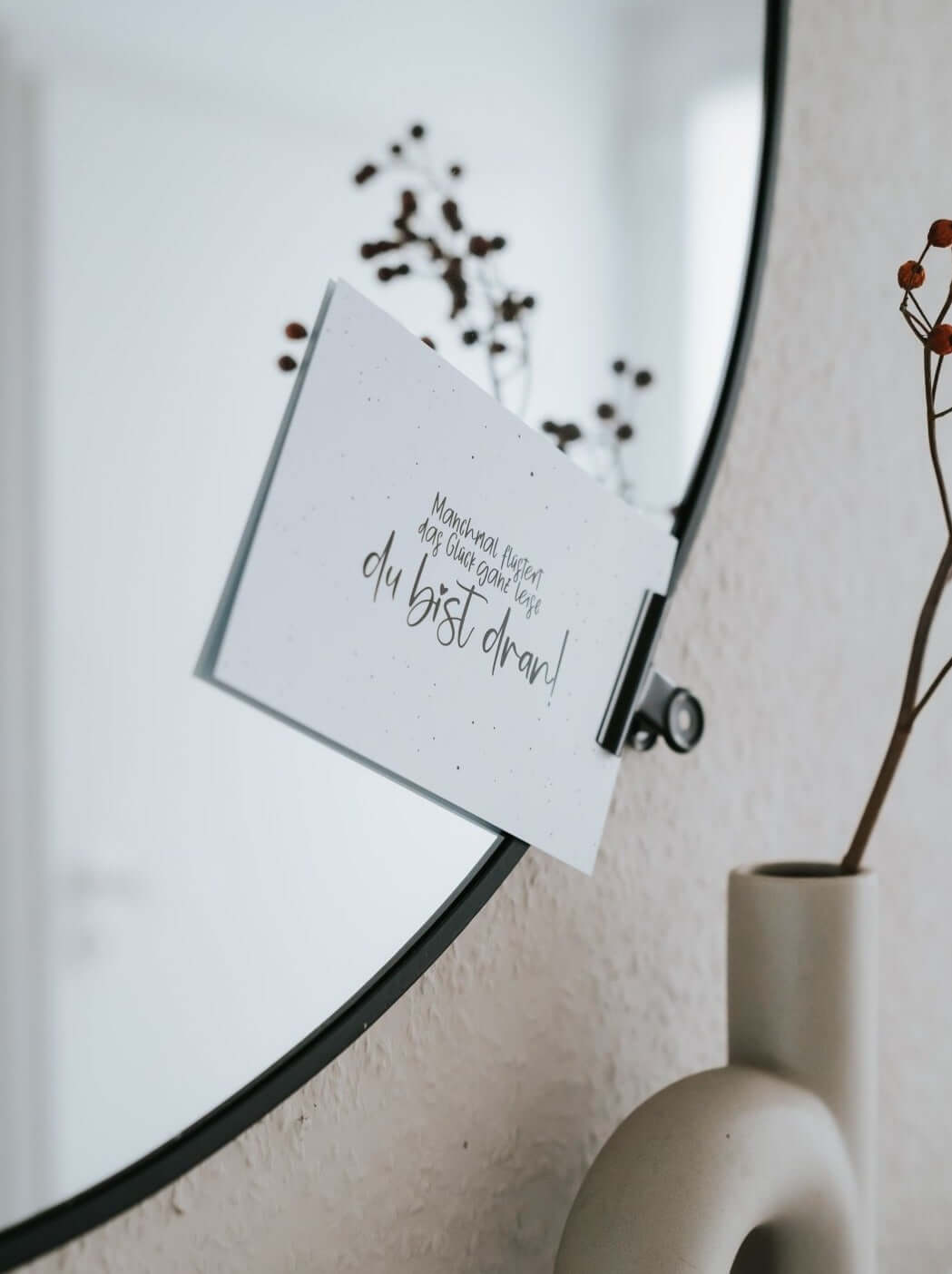 Manchmal flüstert das Glück · Postkarte