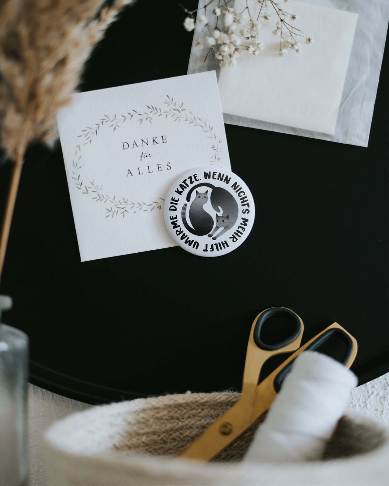 Umarme die Katze · Magnet · groß