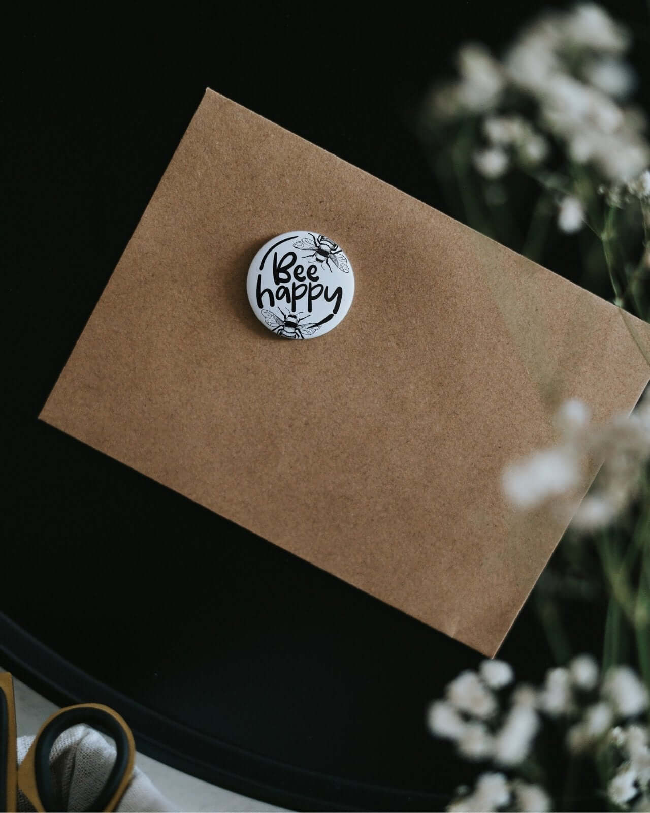 Bee happy · Magnet · klein