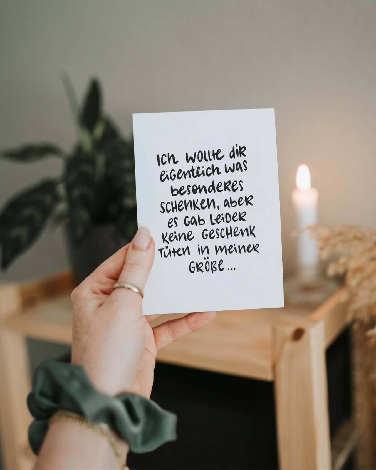 Geschenktüte · Postkarte