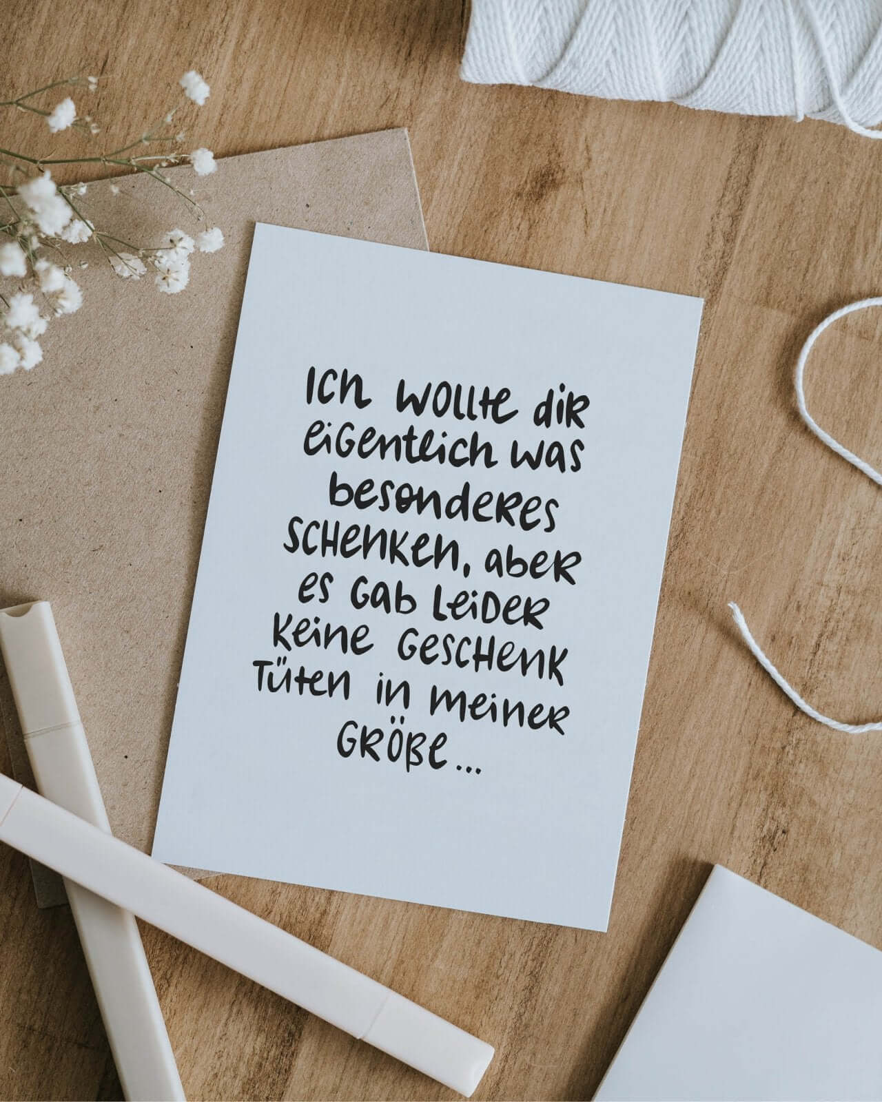 Geschenktüte · Postkarte