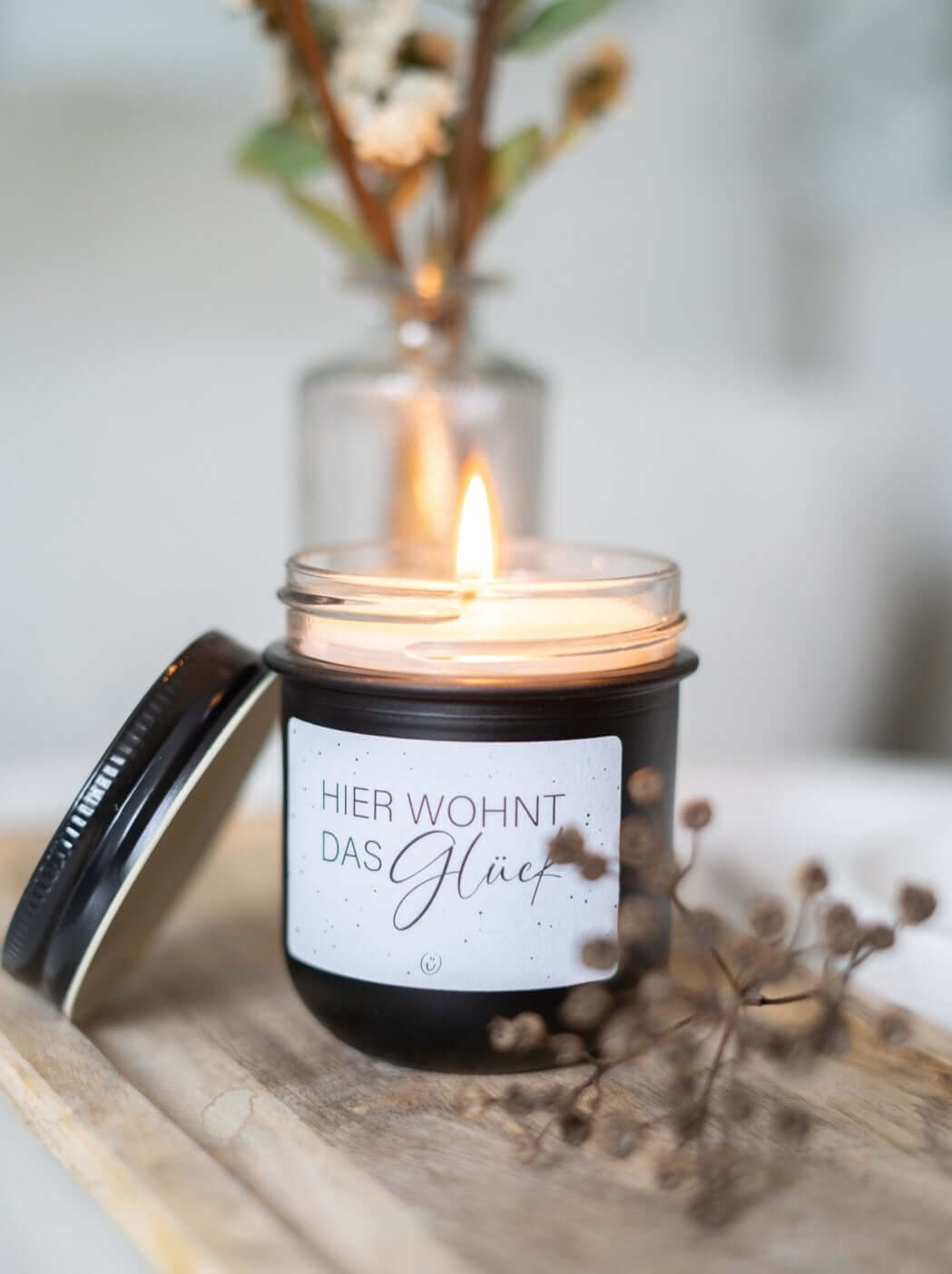 Hier wohnt das Glück · Kerze