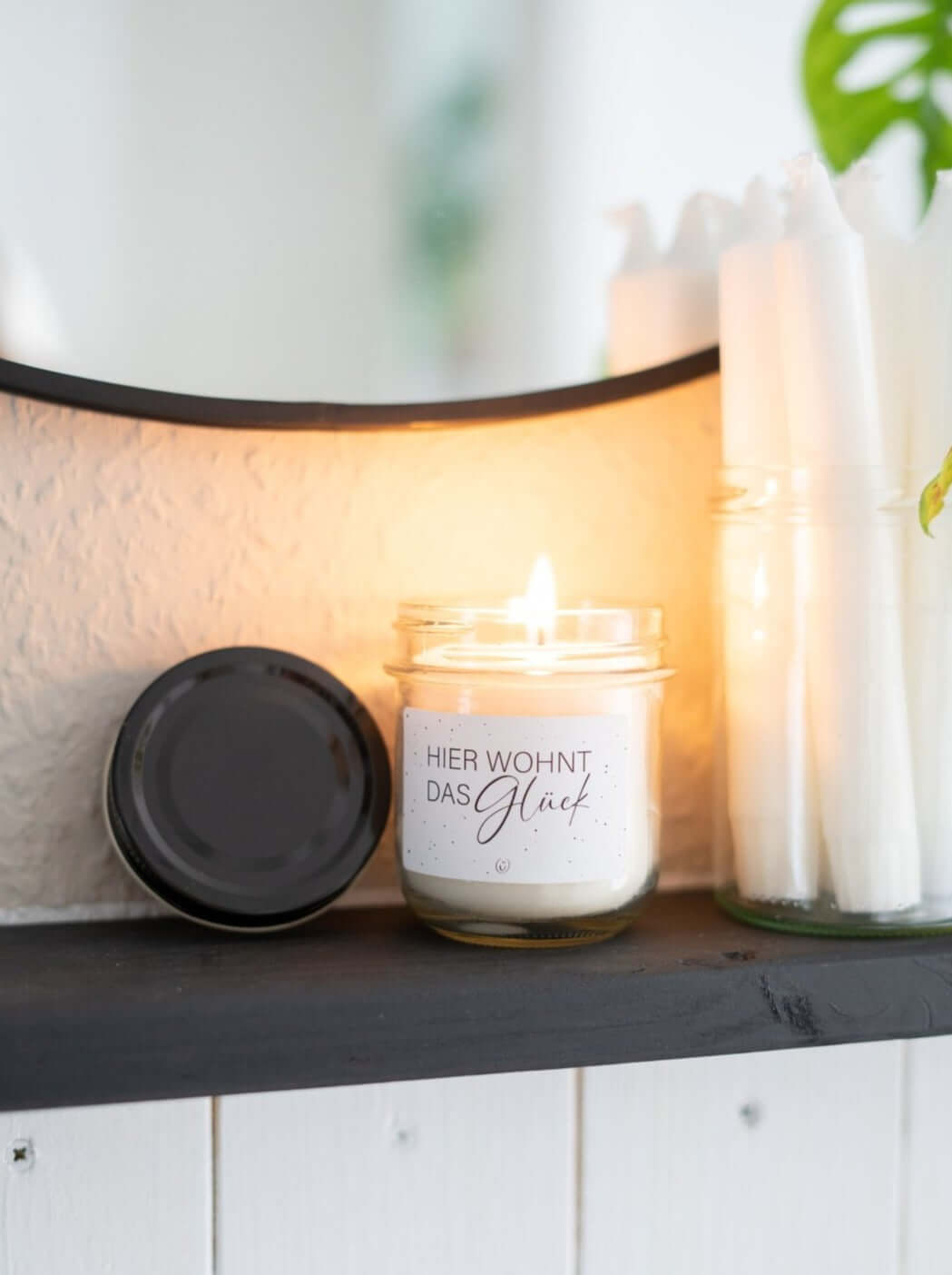 Hier wohnt das Glück · Kerze