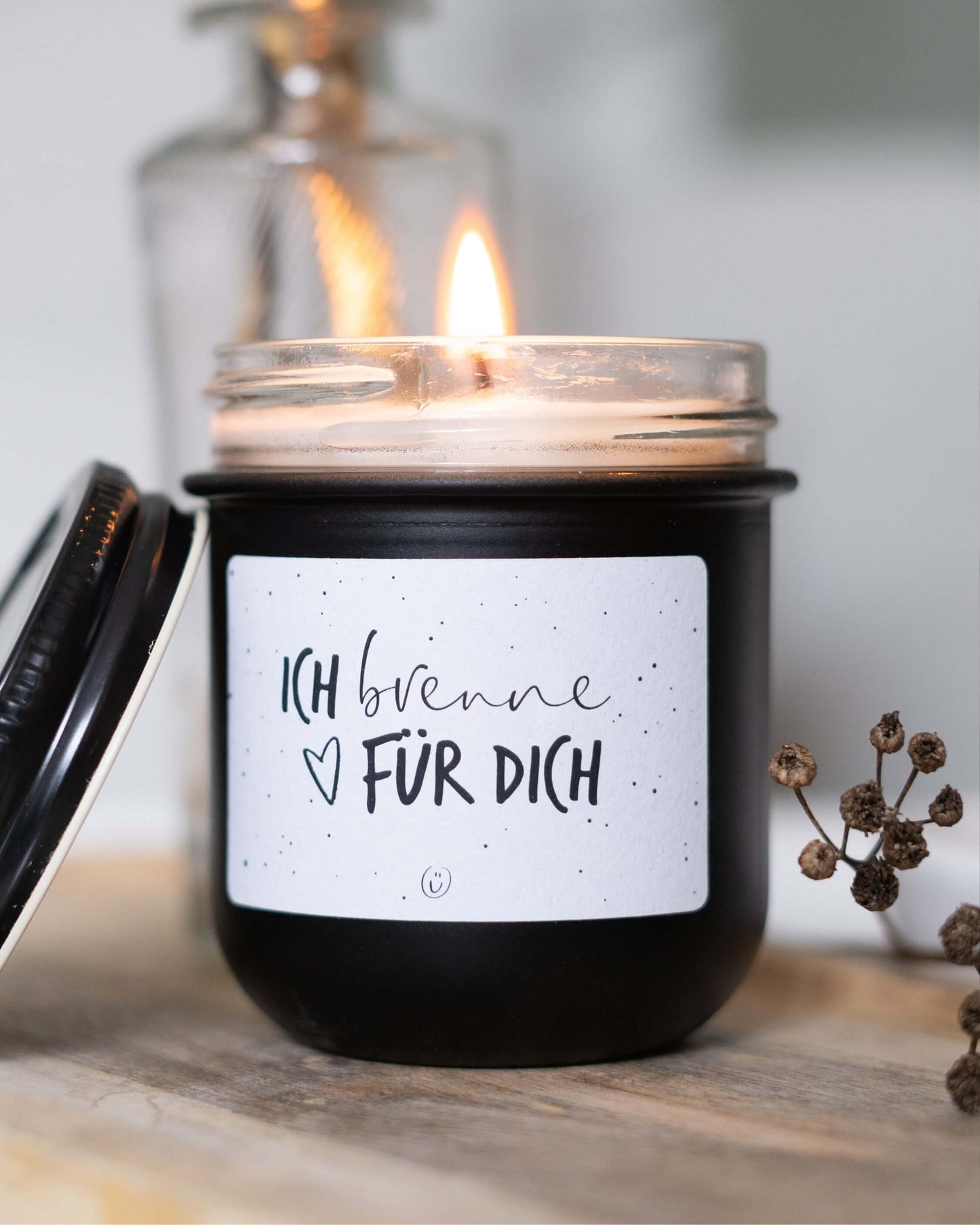 Ich brenne für Dich · Kerze