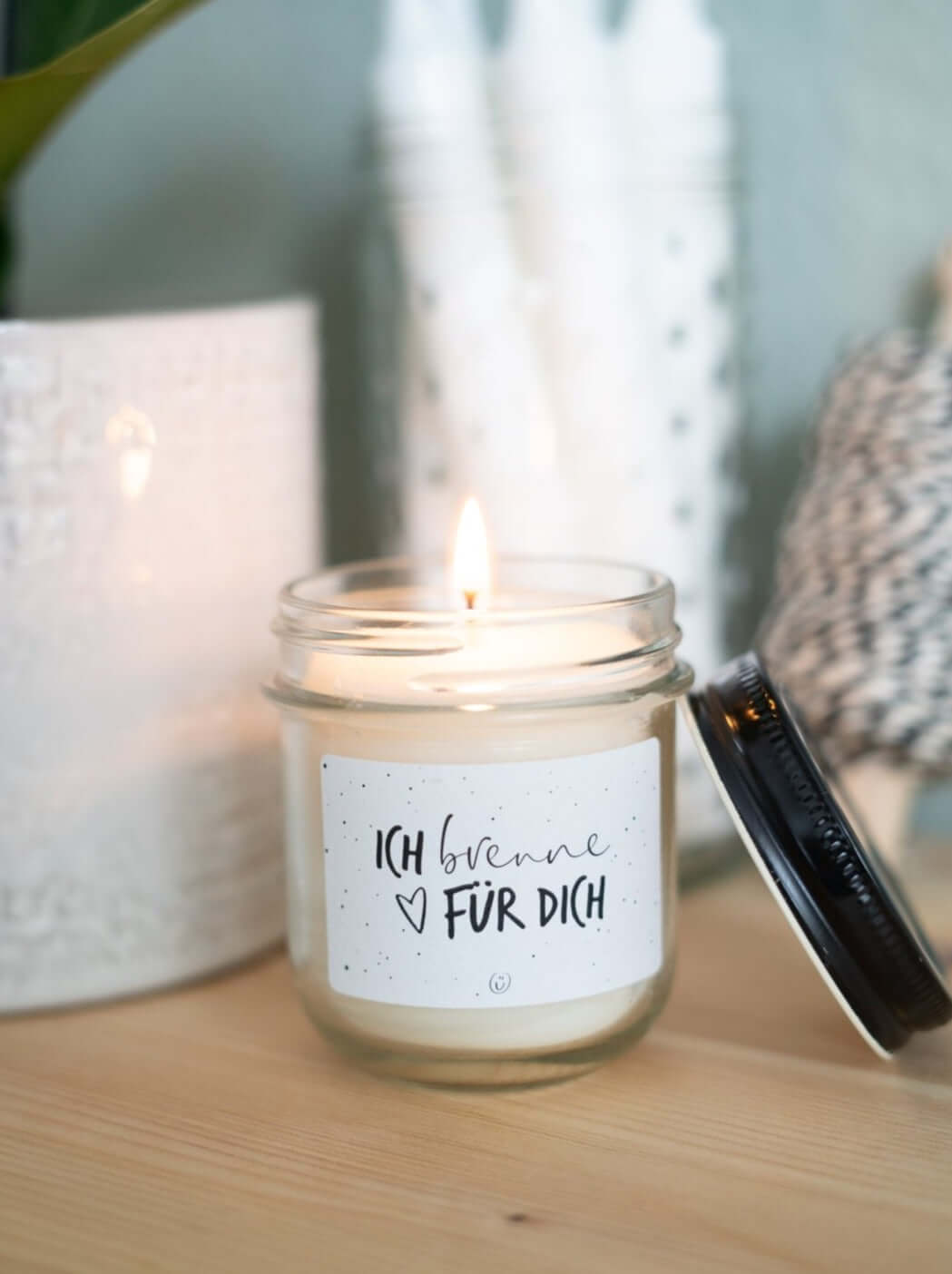 Ich brenne für Dich · Kerze