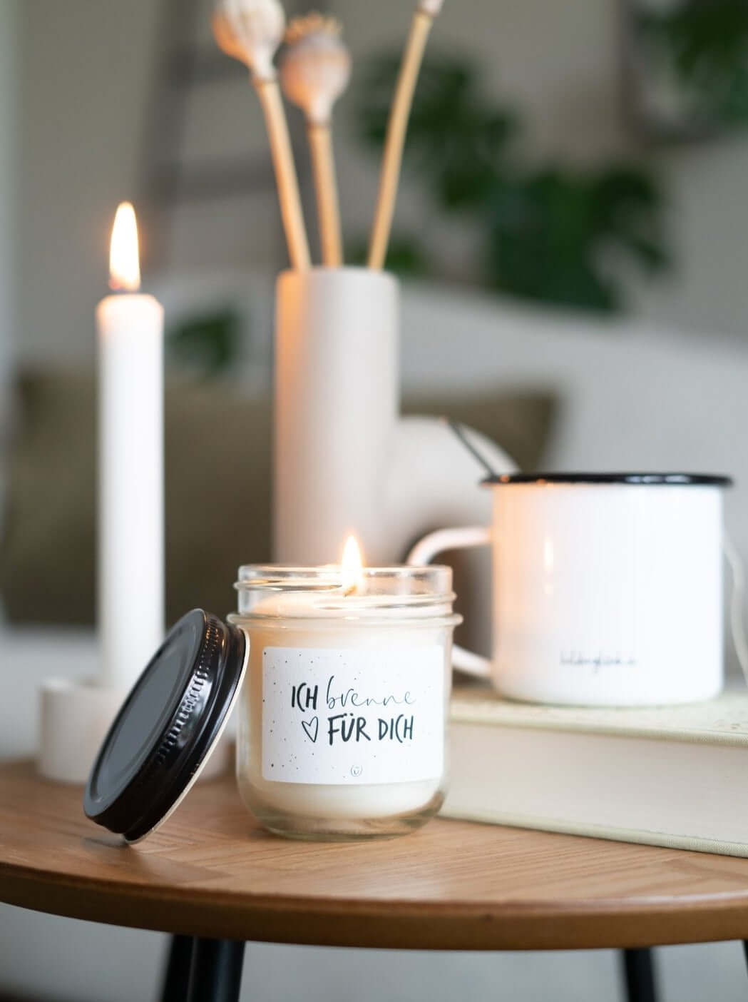 Ich brenne für Dich · Kerze