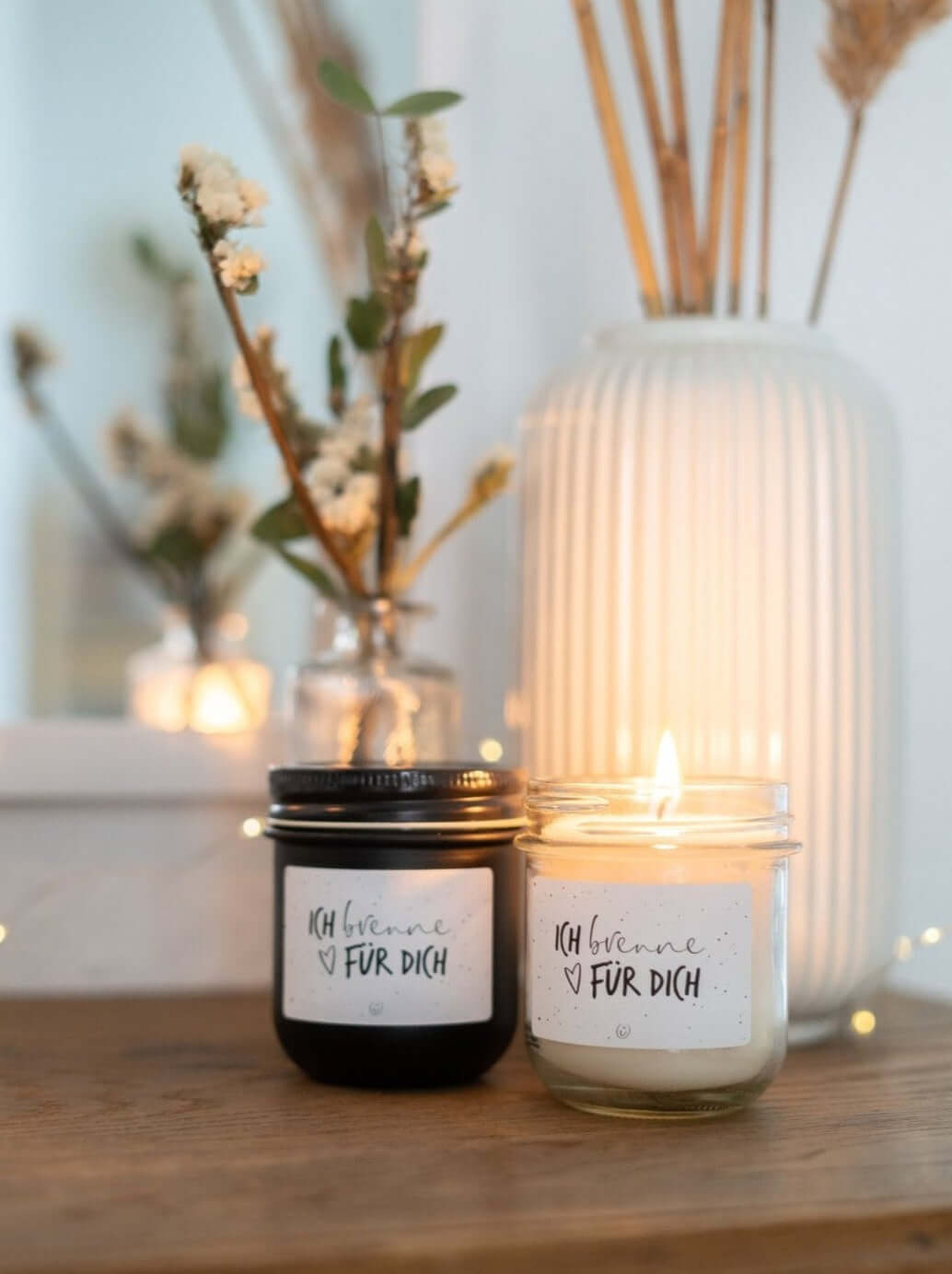 Ich brenne für Dich · Kerze