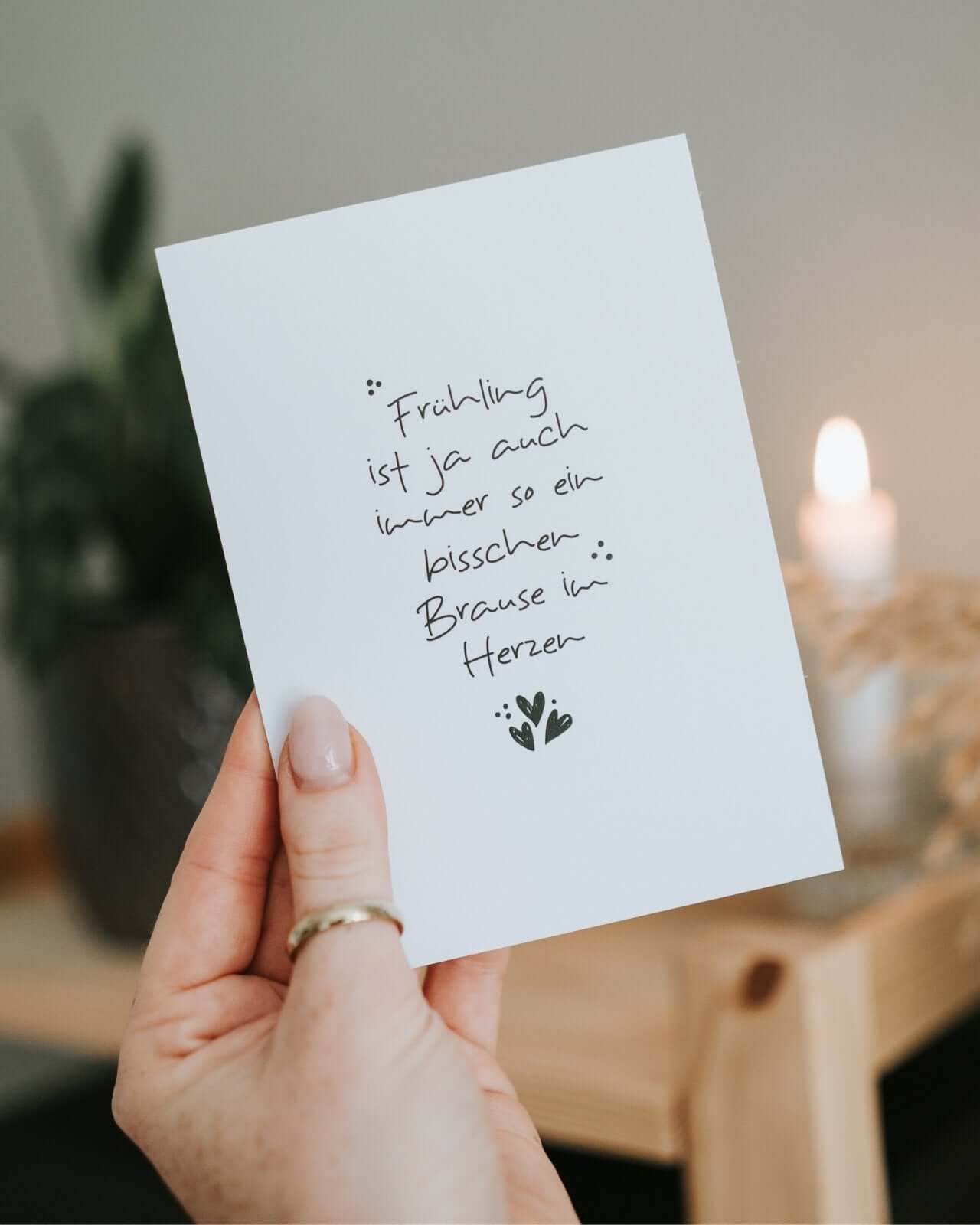 Frühling · Postkarte