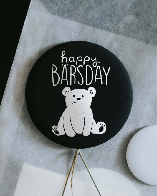 Happy Bärsday · Magnet · groß