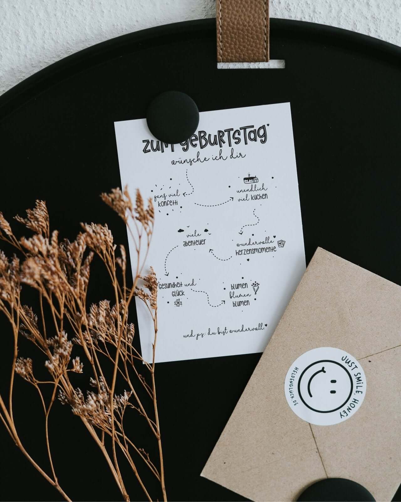 Zum Geburtstag · Postkarte