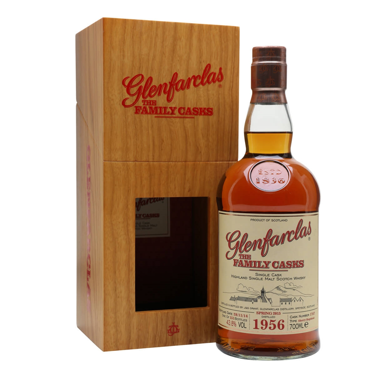 Glenfarclas 1956/2014 - The Family Caks - Release Sp15 #1767