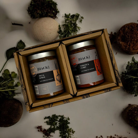 Genussbox zum Probieren mit 2 Sorten Hack