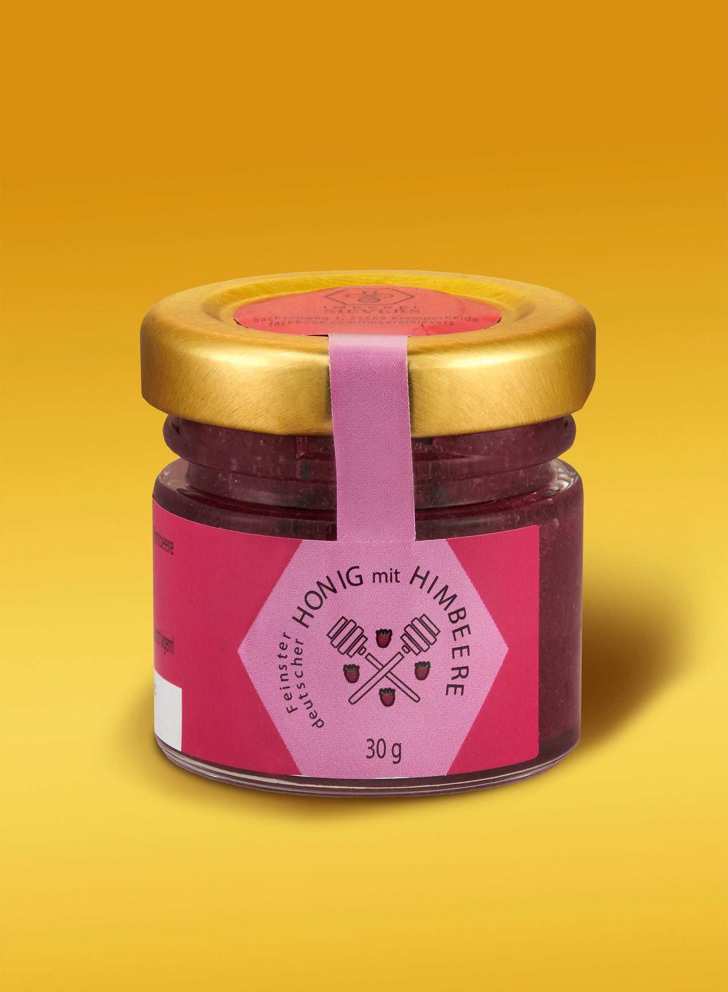 Honig mit Himbeere