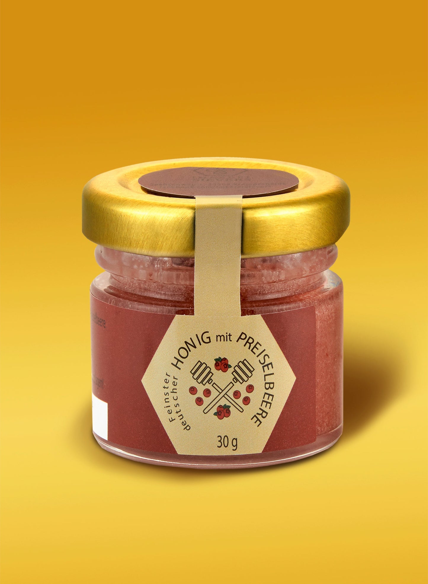 Honig mit Preiselbeere